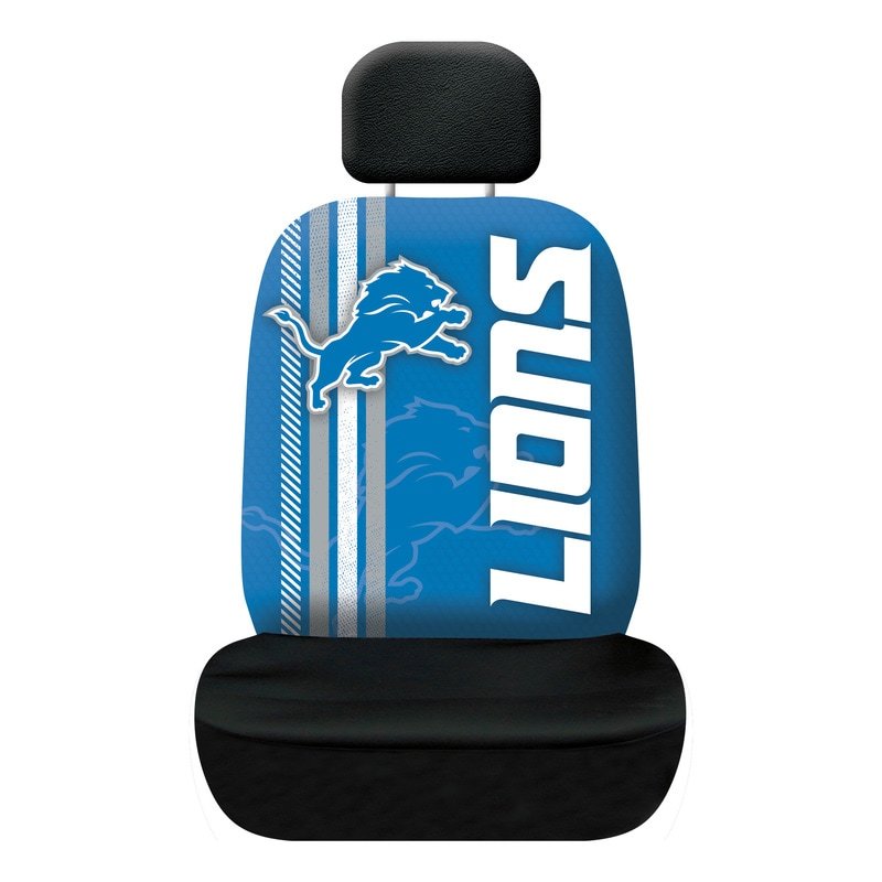Detroit Lions Seat Cover Rally Design