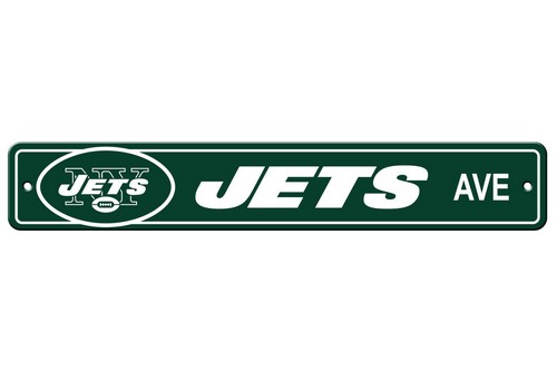 New York Jets Sign 4x24 Plastic Street Style