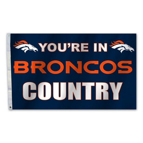 Denver Broncos Flag 3x5 Country