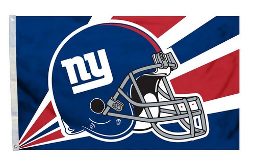 New York Giants Flag 3x5 Helmet