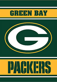 Green Bay Packers Banner 28x40 House Flag Style 2 Sided