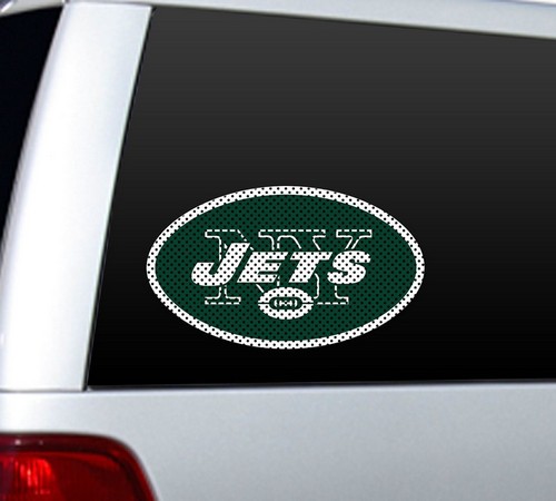 New York Jets Large Die-Cut Window Film