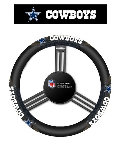 Dallas Cowboys Steering Wheel Cover Massage Grip Style