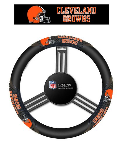 Cleveland Browns Steering Wheel Cover - Massage Grip