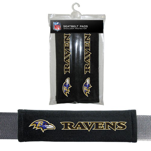 Baltimore Ravens Seat Belt Pads Velour