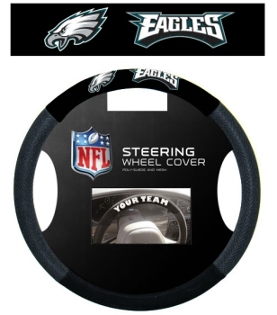 Philadelphia Eagles Steering Wheel Cover Mesh Style