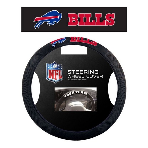 Buffalo Bills Steering Wheel Cover Mesh Style