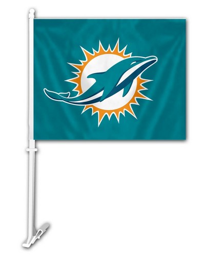 Miami Dolphins Car Flag