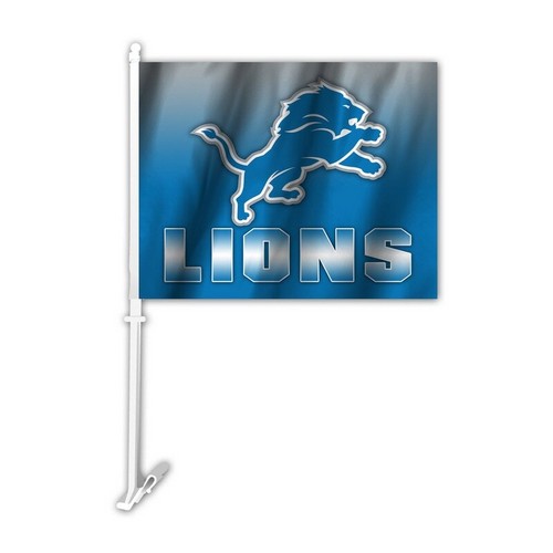 Detroit Lions Flag Car Style Ombre Design Design