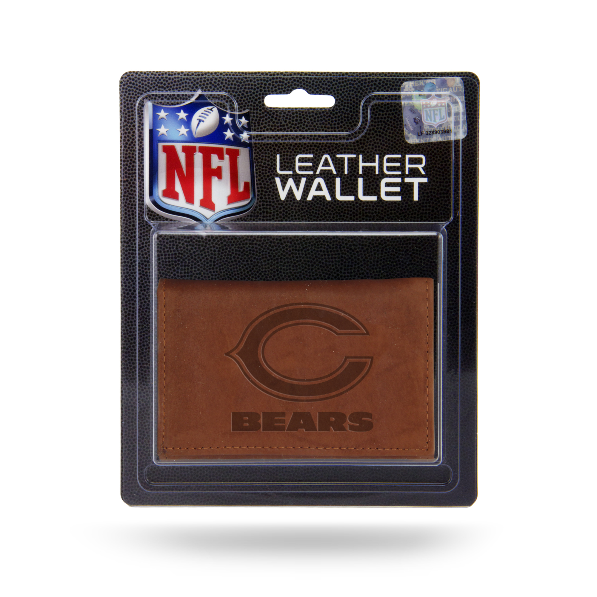 Chicago Bears Wallet Trifold Leather Embossed