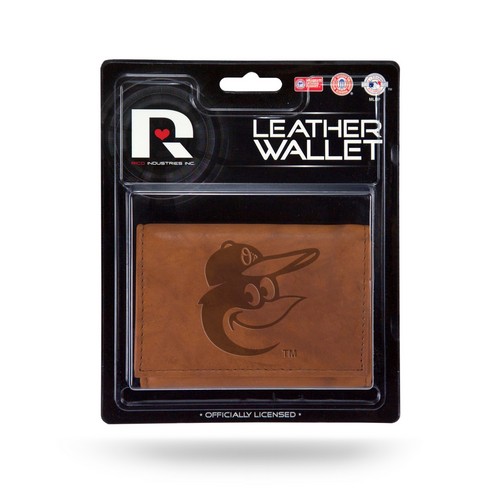 Baltimore Orioles Wallet Trifold Leather Embossed