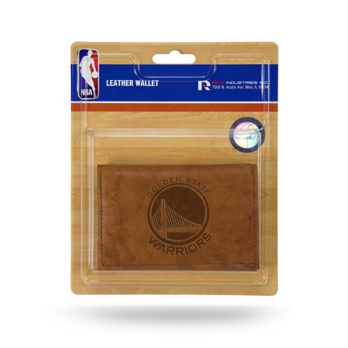 Golden State Warriors Wallet Trifold Leather Embossed