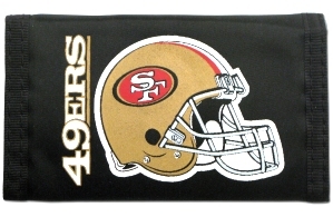 San Francisco 49ers Wallet Nylon Trifold Discontinued