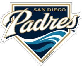 San Diego Padres Precision Cut Magnet