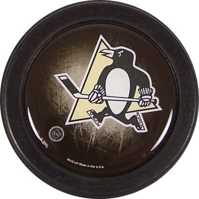 Pittsburgh Penguins Domed Hockey Puck - Packaged - Prismatic