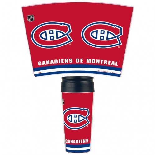 Montreal Canadiens Mug 16oz Travel Contour Style