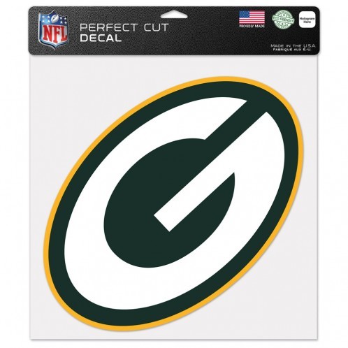 Green Bay Packers Decal 12x12 Perfect Cut Color