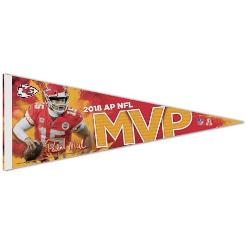 Kansas City Chiefs Pennant 12x30 Premium Style Patrick Mahomes MVP ...