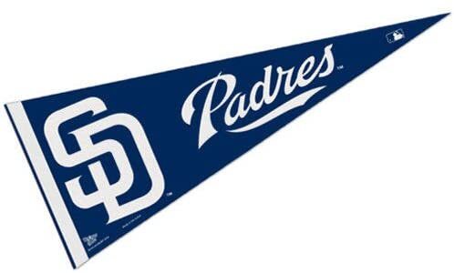 San Diego Padres Pennant 12x30 Throwback