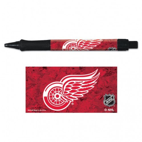 Detroit Red Wings Pens 3 Pack Gripper Style