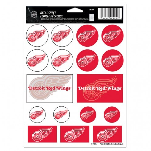 Detroit Red Wings Decal 5x7 Vinyl Sticker