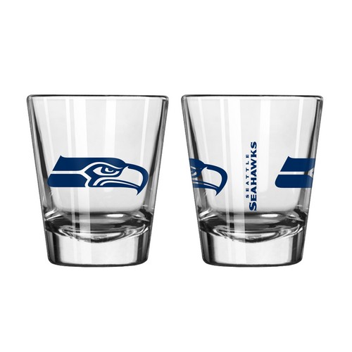 Seattle Seahawks Shot Glass - 2 Pack - Game Day Style