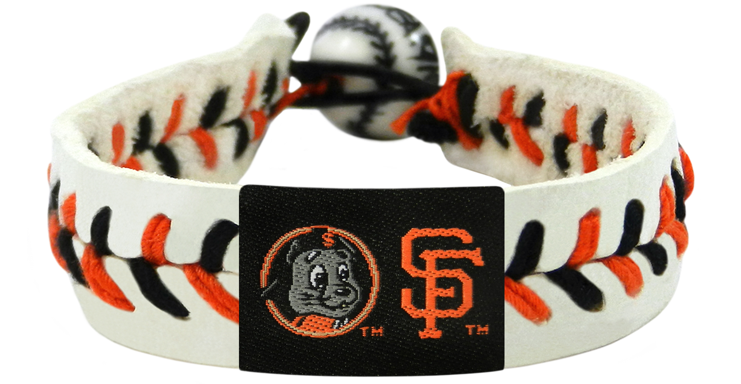 San Francisco Giants Lou Seal Mascot Baseball Bracelet