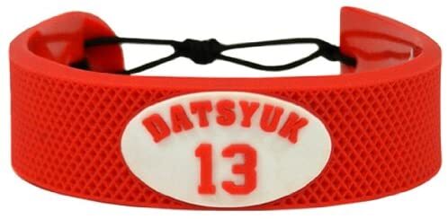 Detroit Red Wings Bracelet Team Color Jersey Pavel Datsyuk Design