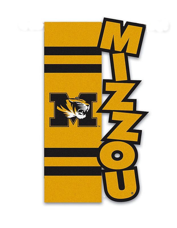 Missouri Tigers Garden Flag Applique Sculpted