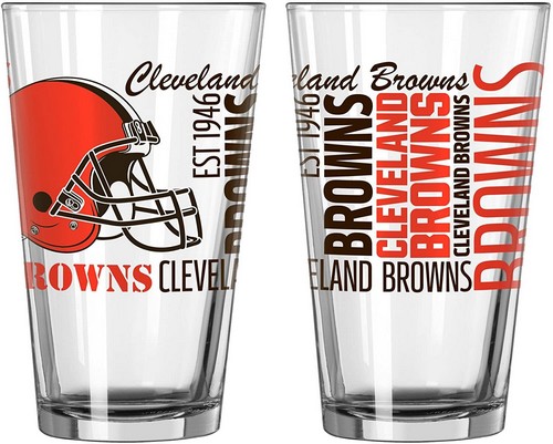 Cleveland Browns Glass Pint Spirit Style