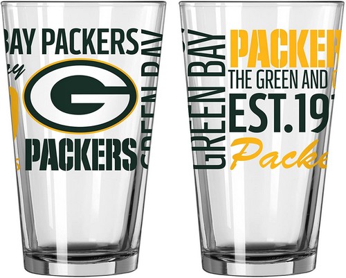 Green Bay Packers Glass Pint Spirit Style