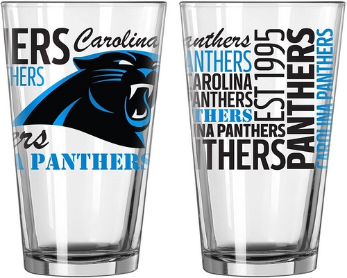 Carolina Panthers Glass Pint Spirit Style