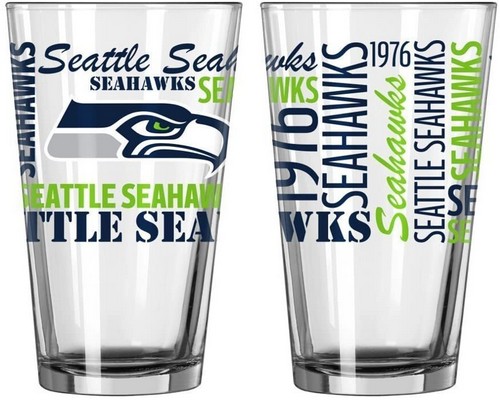 Seattle Seahawks Glass Pint Spirit Style