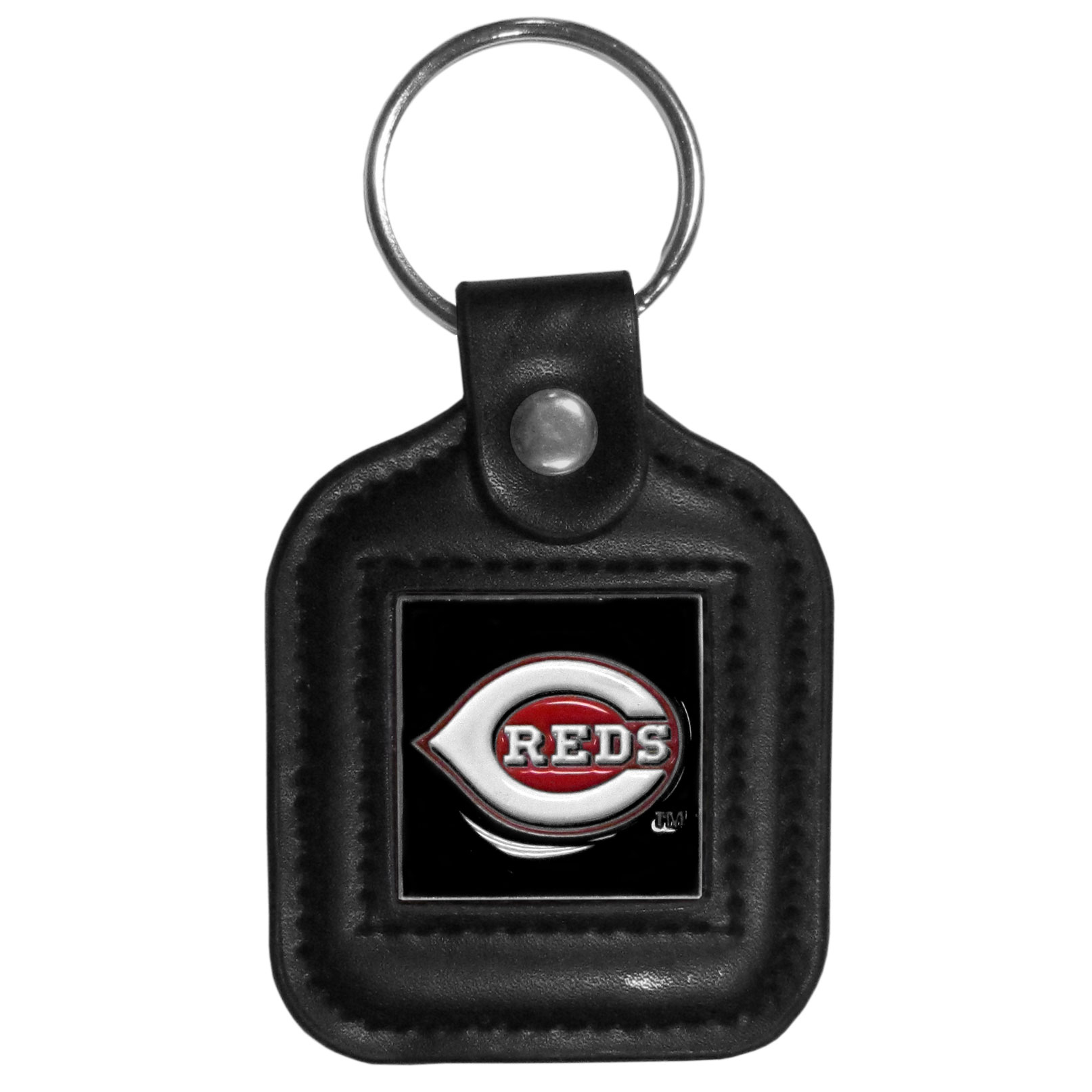 Cincinnati Reds Key Ring Square Leather