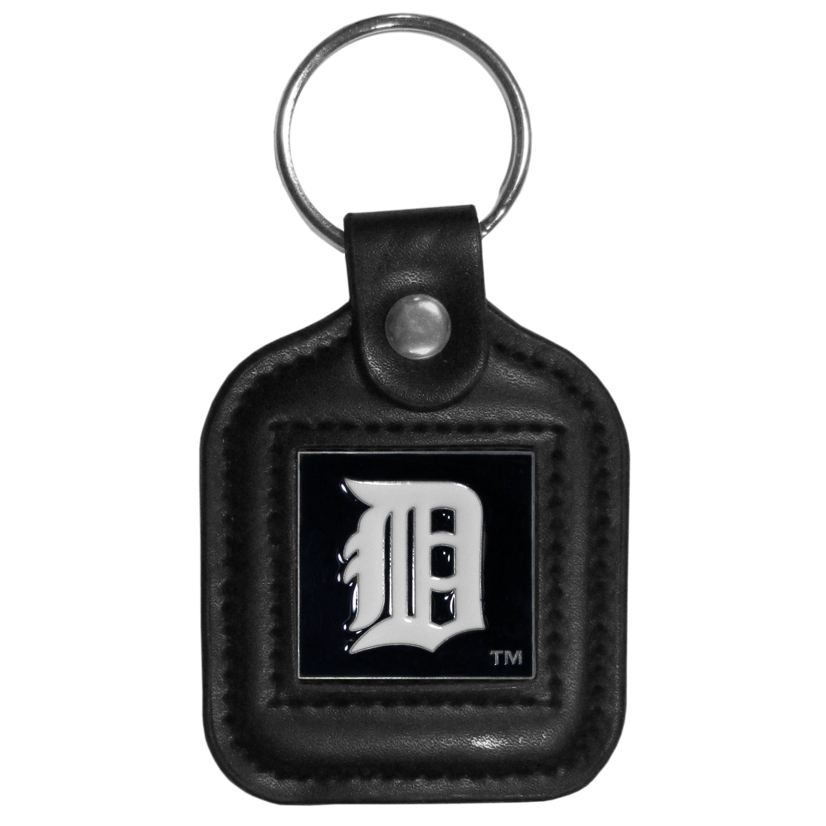 Detroit Tigers Key Ring Square Leather
