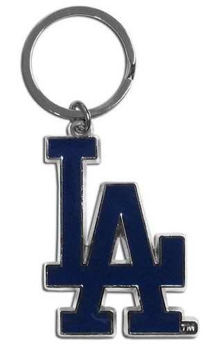 Los Angeles Dodgers Keychain Logo Cut Style Chrome