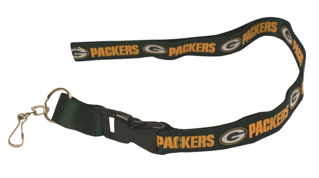 Green Bay Packers Lanyard - Breakaway with Key Ring