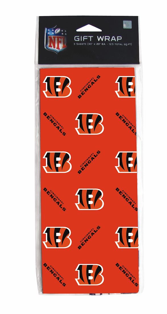 Cincinnati Bengals Gift Wrap