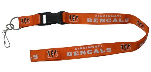 Cincinnati Bengals Lanyard - Breakaway with Key Ring