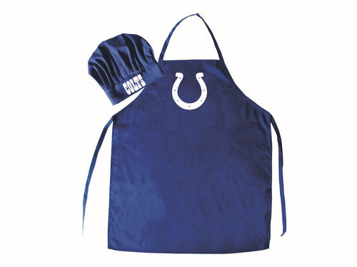 Indianapolis Colts Apron and Chef Hat Set