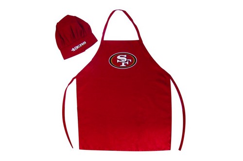 San Francisco 49ers Apron and Chef Hat Set Discontinued