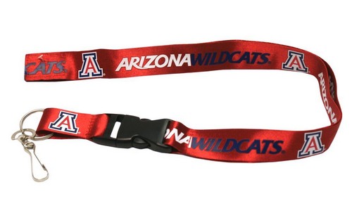 Arizona Wildcats Lanyard Breakaway with Key Ring Style