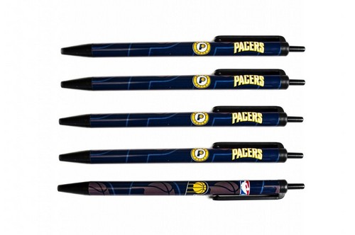 Indiana Pacers Pens Click Style 5 Pack