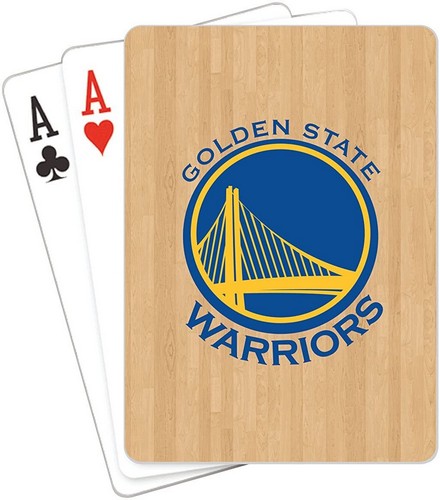 Golden State Warriors Playing Cards Hardwood