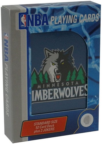 Minnesota Timberwolves Playing Cards Hardwood