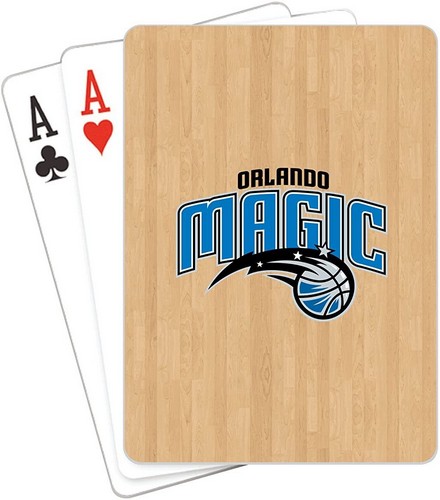 Orlando Magic Playing Cards Hardwood