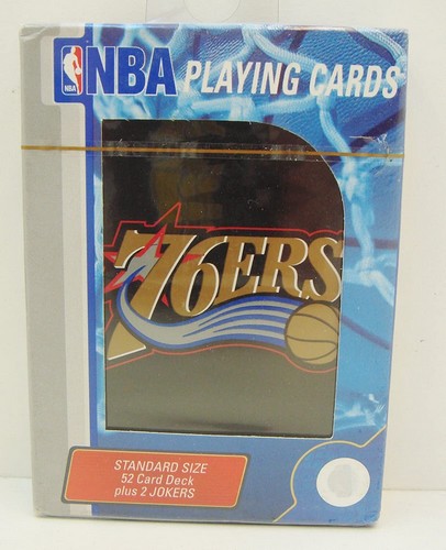 Philadelphia 76ers Playing Cards Hardwood