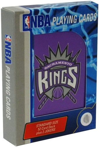 Sacramento Kings Playing Cards Hardwood