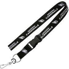 Arizona Cardinals Lanyard - Breakaway with Key Ring - Blackout