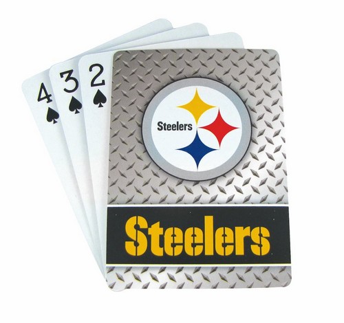 Pittsburgh Steelers Playing Cards Diamond Plate